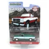 1/64 1992 Dodge Ram 1st Generation, Red & White, Outback Toys Exclusive - Green Machine