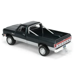 1/64 1992 Dodge Ram 1st Generation, Lifted, Green & Silver, Outback Toys Exclusive