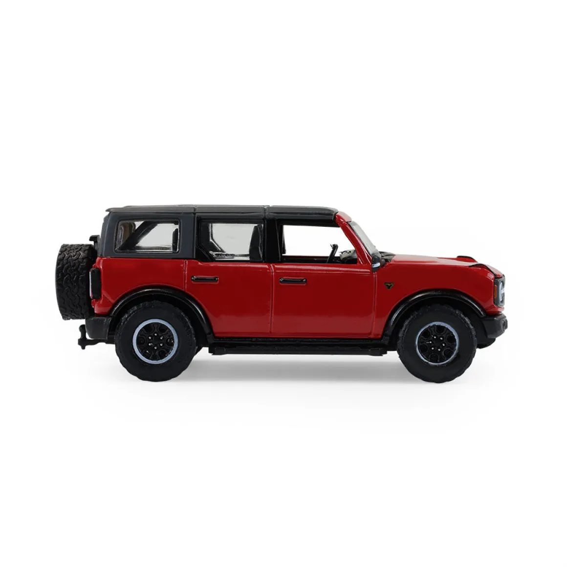 1/64 2024 Ford Bronco 4-Door Badlands, Hot Pepper Red Metallic, Showroom Floor Series 7
