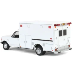 1/64 1992 Ford F-350 Ambulance, White, Hobby Exclusive