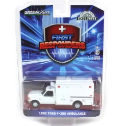 1/64 1992 Ford F-350 Ambulance, White, Hobby Exclusive