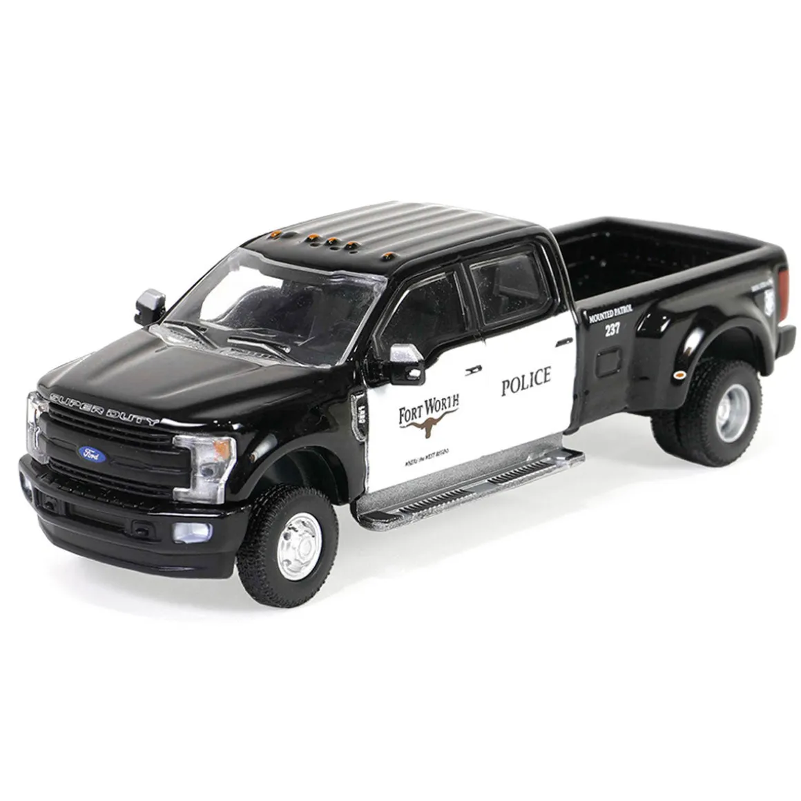 1/64 2019 Ford F-350 Dually, Fort Worth Police Department Mounted Patrol, Dually Drivers Series 14