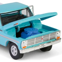1/64 1969 Ford F-250 Farm & Ranch Special, Reef Aqua, Down on the Farm Series 10