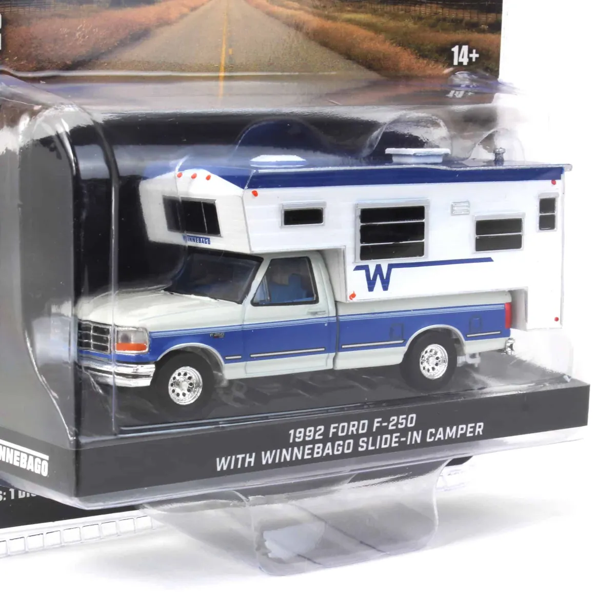 1/64 1992 Ford F-250 Long Bed with Winnebago Slide-In Camper, Hobby Exclusive