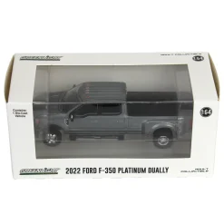 1/64 2022 Ford F-350 Platinum, Metallic Gray, Surplus Goodies Exclusive