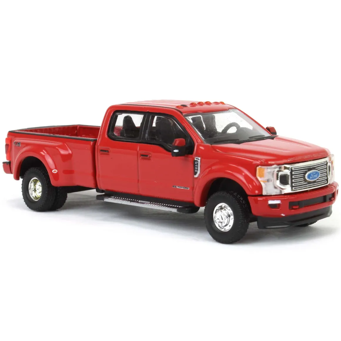 1/64 2020 Ford F-450 Platinum Super Duty Dually Pickup Truck, Rapid Red, Town & Country Exclusive