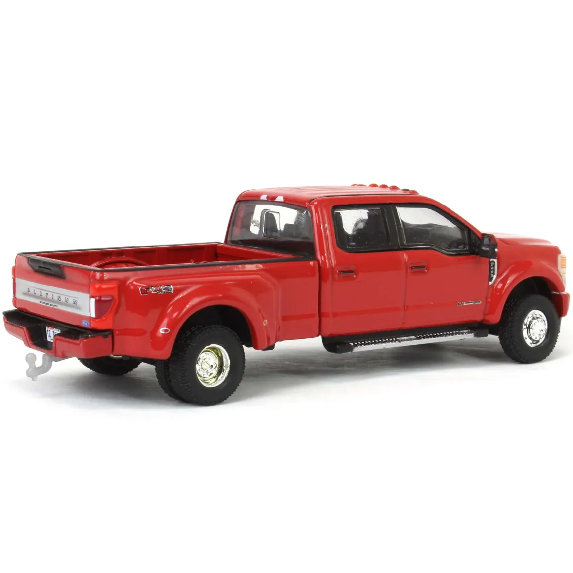 1/64 2020 Ford F-450 Platinum Super Duty Dually Pickup Truck, Rapid Red, Town & Country Exclusive