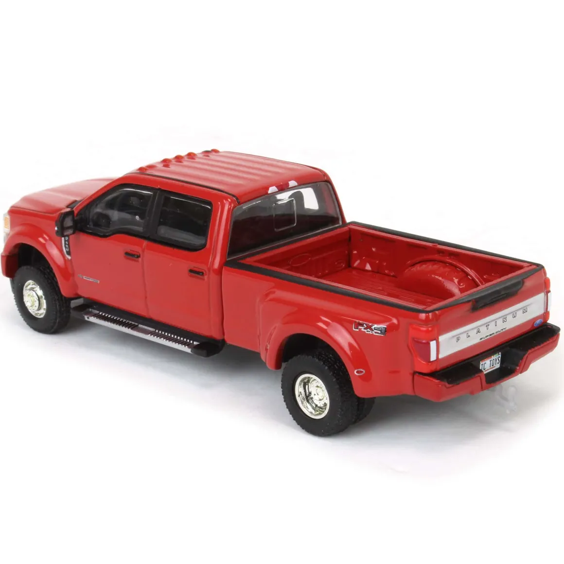 1/64 2020 Ford F-450 Platinum Super Duty Dually Pickup Truck, Rapid Red, Town & Country Exclusive