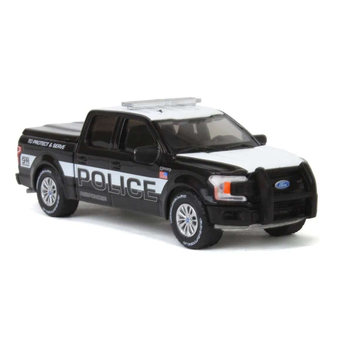 1/64 2018 Ford F-150 Police Responder, To Protect & Serve, Hobby Exclusive