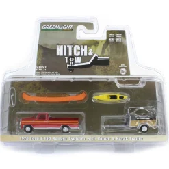 1/64 1978 Ford F-150 Ranger Explorer with Canoe Trailer & Canoe Rack, Hitch & Tow Series 31