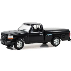1/64 1994 Ford F-150 SVT Lightning with Tonneau Bed Cover, Black, Hobby Exclusive