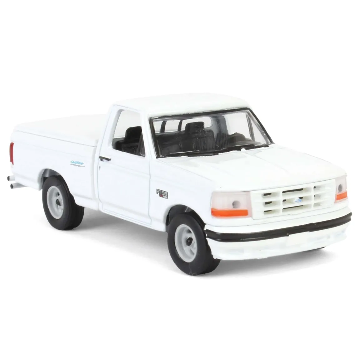 1/64 1994 Ford F-150 SVT Lightning with Tonneau Bed Cover, White, Hobby Exclusive