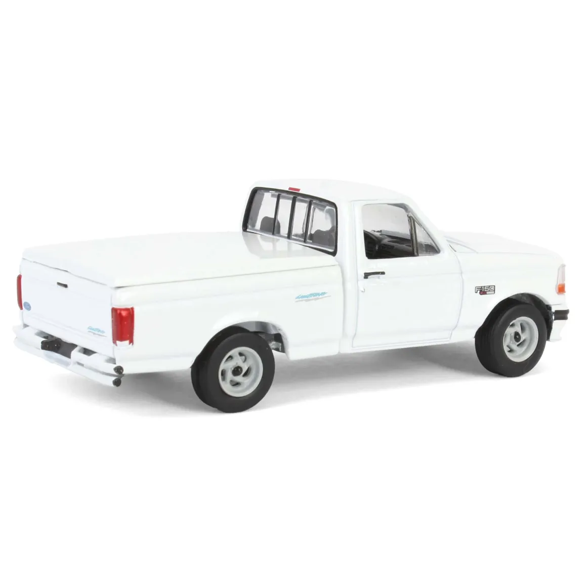 1/64 1994 Ford F-150 SVT Lightning with Tonneau Bed Cover, White, Hobby Exclusive
