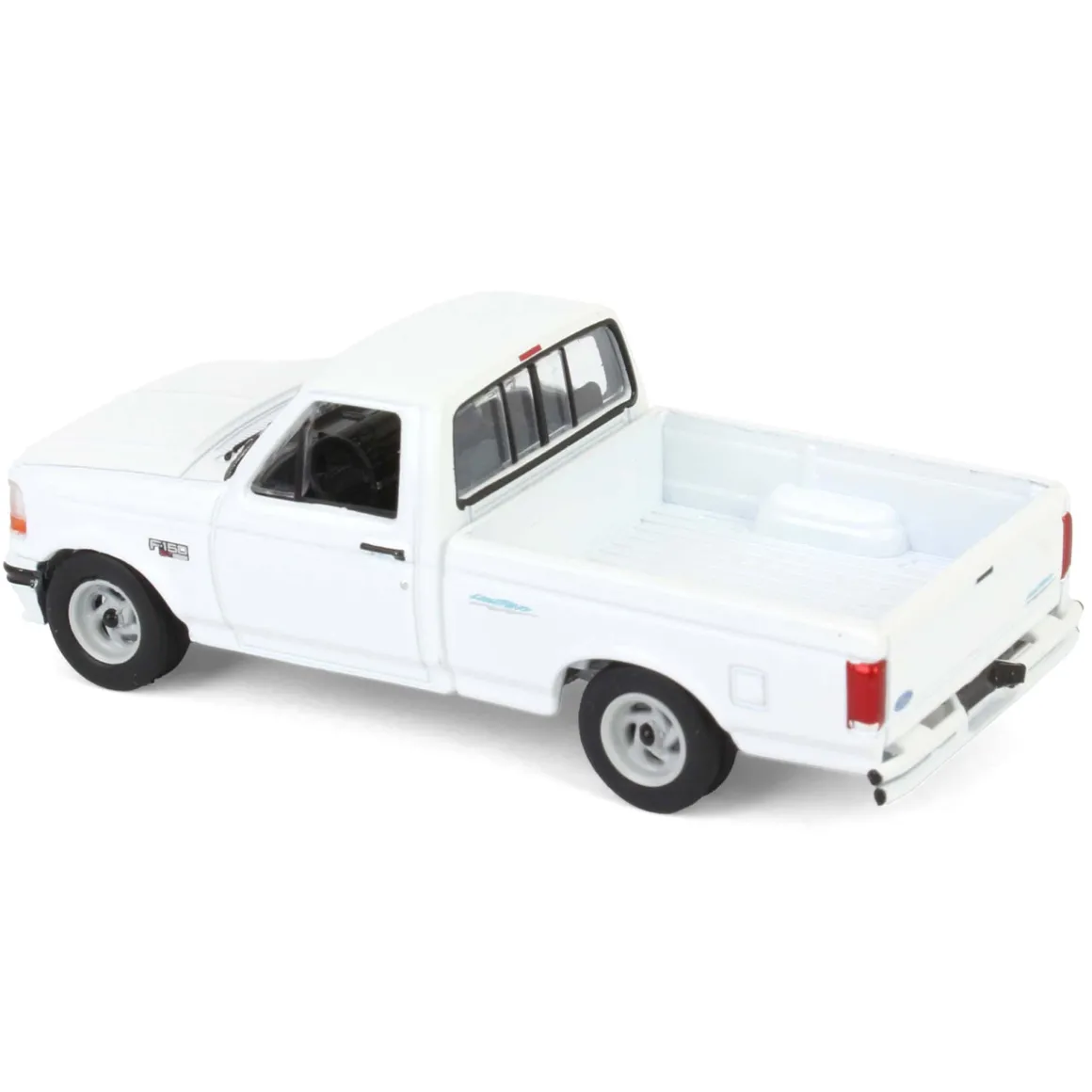 1/64 1994 Ford F-150 SVT Lightning with Tonneau Bed Cover, White, Hobby Exclusive