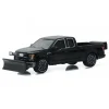 1/64 2015 Ford F-150 with Blade and Spreader Black Bandit Pickup Truck, series 16 by Greenlight