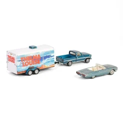 1/64 1967 Ford F-250 with Enclosed Car Hauler & 1966 Ford Thunderbird, Thelma & Louise, Hollywood Hitch & Tow Series 13