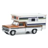1/64 1976 Ford F-250 with Large Camper, Nectarine Poly and White