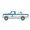 1/64 1991 Ford F-250 XL, Chevron, Blue Collar Collection Series 14
