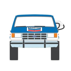 1/64 1991 Ford F-250 XL, Chevron, Blue Collar Collection Series 14
