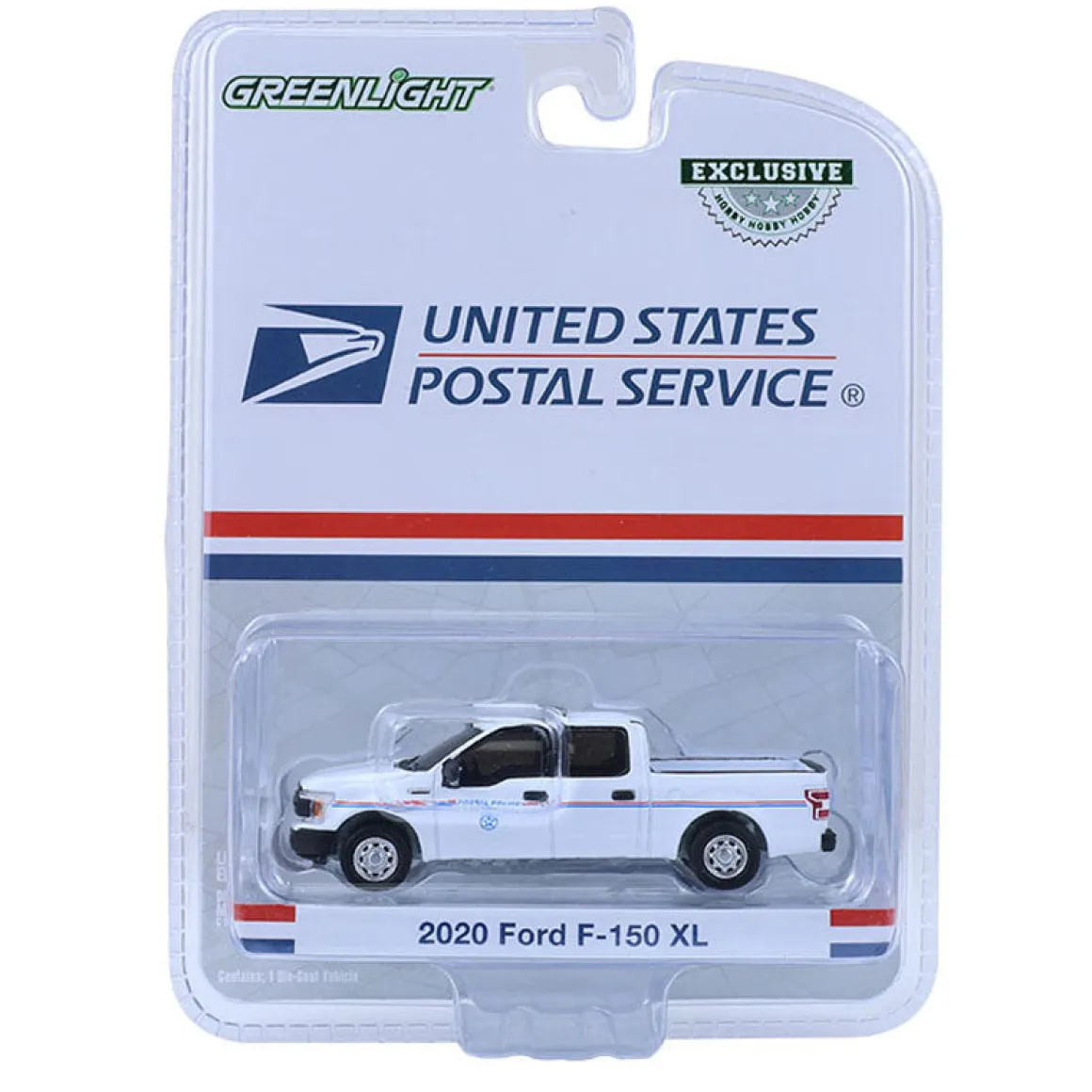 1/64 2020 Ford F-150 XL, United States Postal Service (USPS) Postal Police, Hobby Exclusive
