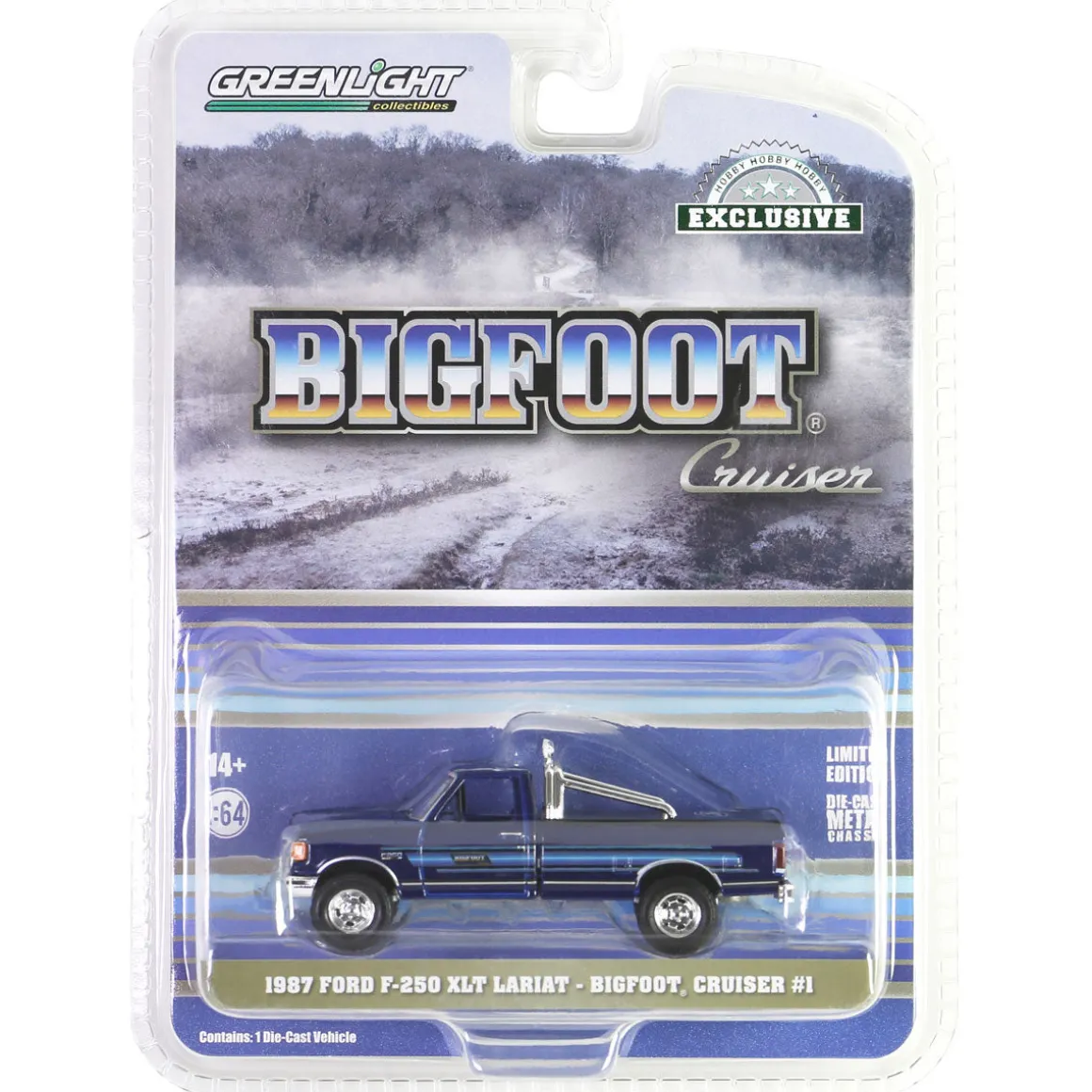 1/64 1987 Ford F-250 XLT Lariat, Bigfoot Cruiser 1, Scherer Truck Equip Collaboration
