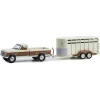 1/64 1991 Ford F-250 XLT Lariat with Livestock Trailer, Hitch & Tow Series 30