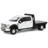 1/64 2020 Ford F-450 XLT Super Duty Dually Flatbed, Oxford White, Town & Country Exclusive