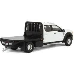 1/64 2020 Ford F-450 XLT Super Duty Dually Flatbed, Oxford White, Town & Country Exclusive