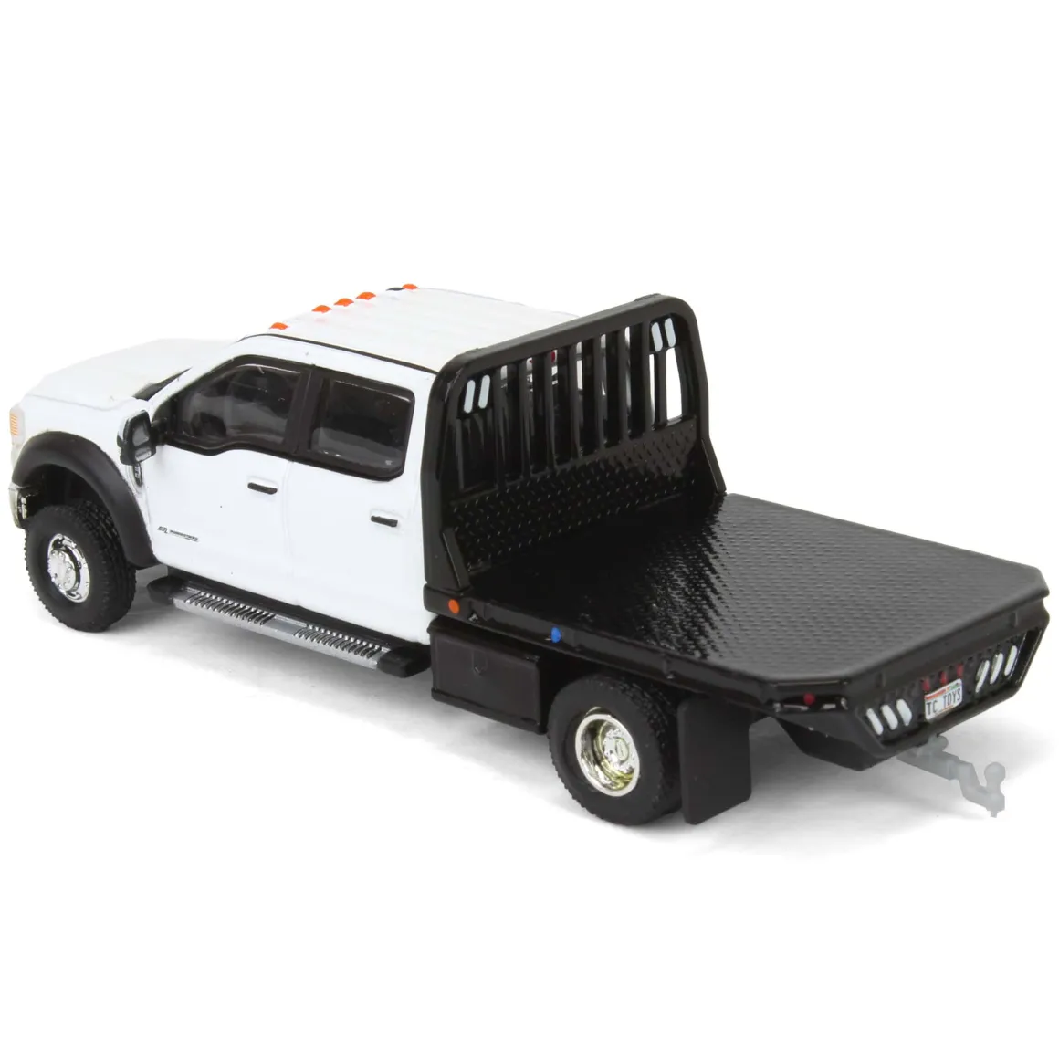 1/64 2020 Ford F-450 XLT Super Duty Dually Flatbed, Oxford White, Town & Country Exclusive