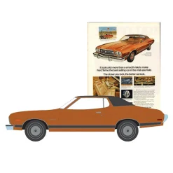 1/64 1973 Ford Gran Torino, Vintage Ad Cars Series 10