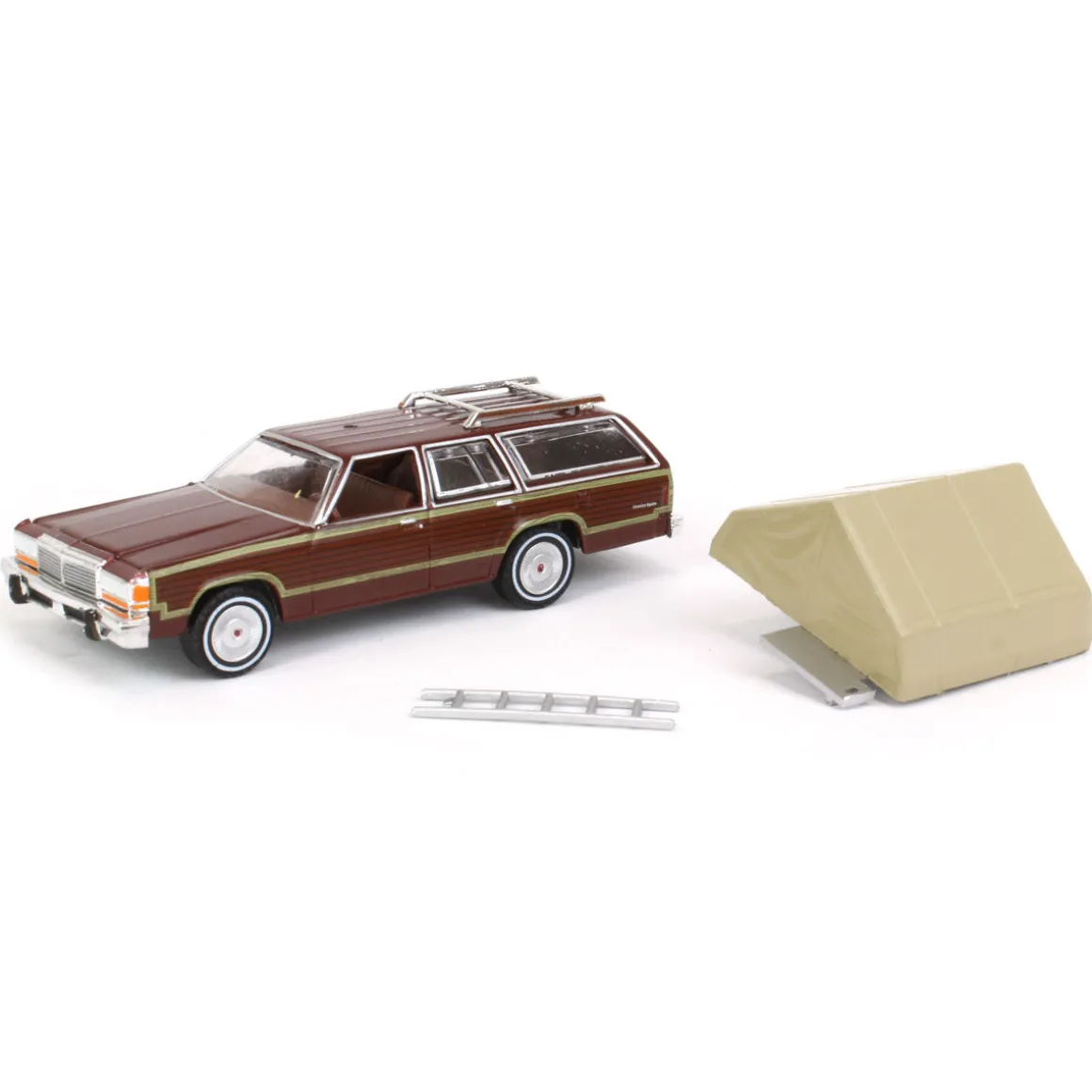 1/64 1979 Ford LTD Country Squire with Cartop Sleeper Tent, Great Outdoors Series 2