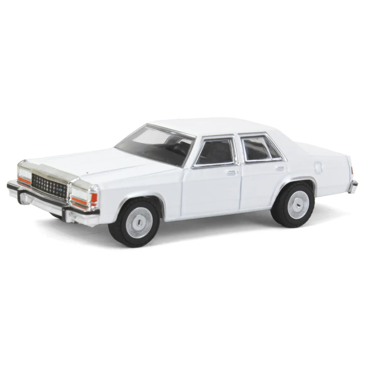 1/64 1980-91 Ford LTD Crown Victoria, Blank White, Hot Pursuit