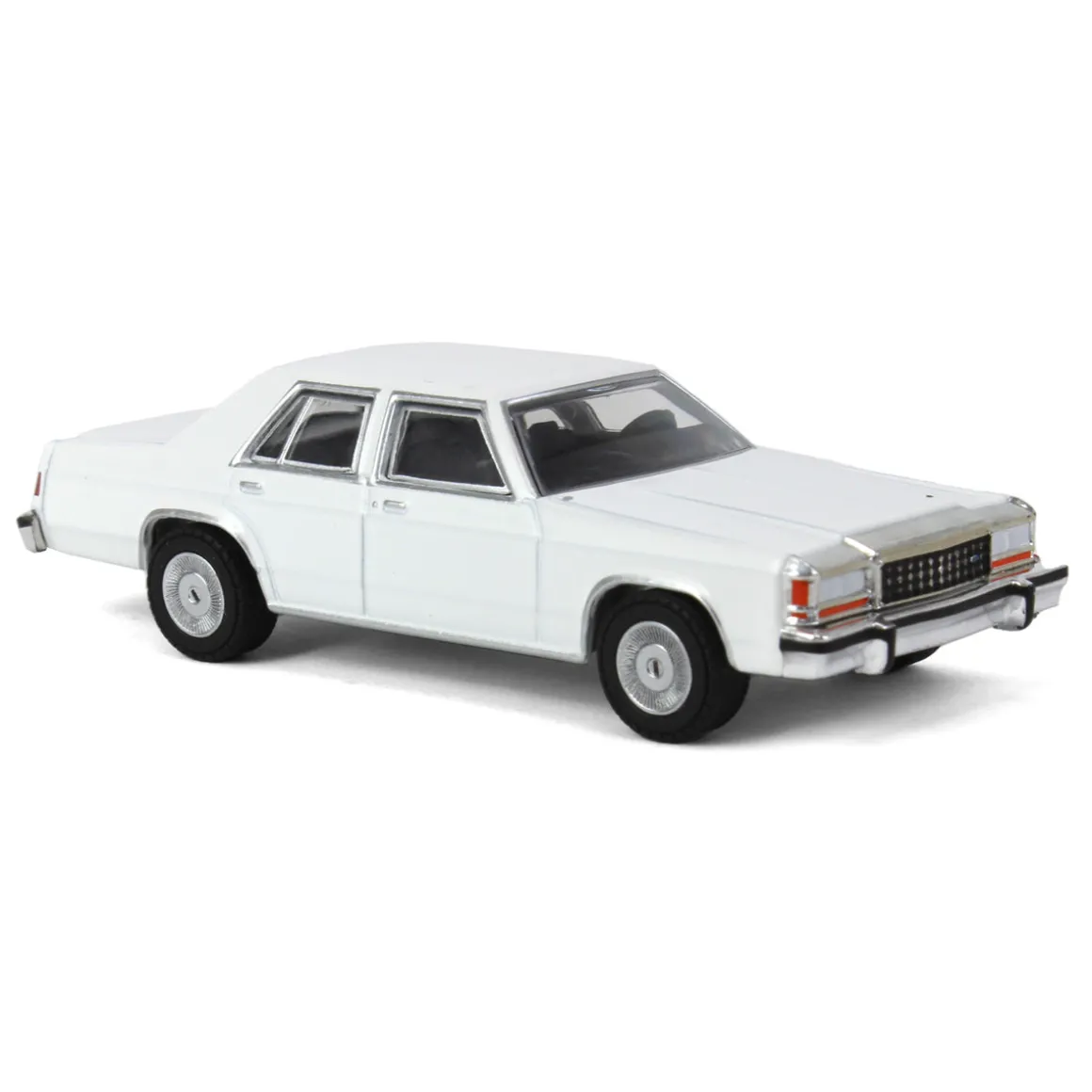 1/64 1980-91 Ford LTD Crown Victoria, Blank White, Hot Pursuit