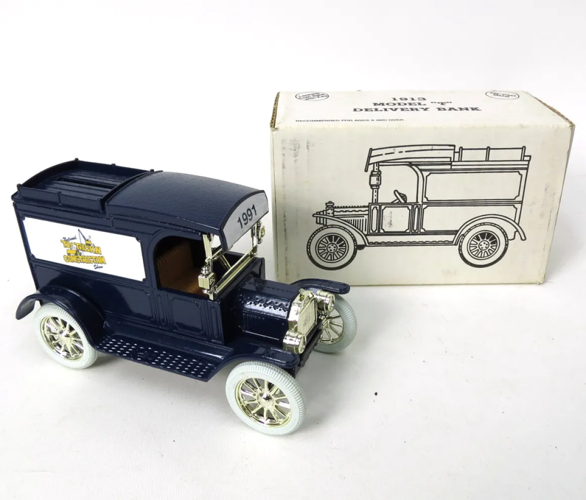 1/25 1913 Ford Model T Delivery Bank, 1991 National Toy Truck N Construction Show