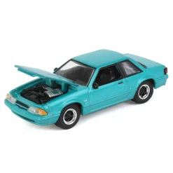 1/64 1991 Ford Mustang 5.0 Calypso Green Coupe, LP Diecast Exclusive