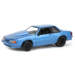 1/64 1993 Ford Mustang Blue Drag Car, LP Diecast Exclusive