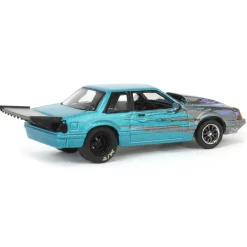 1/64 1990 Ford Mustang Fox Body Drag Car with Custom Paint Job, WRAPS Series, Part Time Collector Exclusive