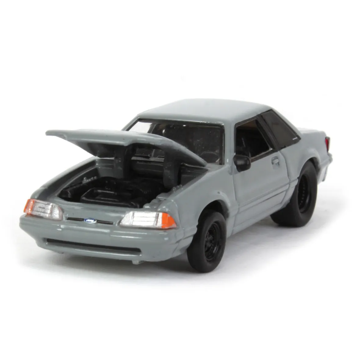 1/64 1993 Ford Mustang Gray Drag Car, LP Diecast Exclusive