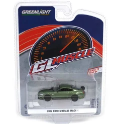1/64 2022 Ford Mustang Mach 1, Eruption Green, GreenLight Muscle Series 28