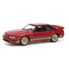 1/64 1988 Ford Mustang SLN with Gold Decals & Rims, Scarlet Red, LP Diecast Garage Exclusive