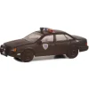 1/64 1986 Ford Taurus LX, Weathered Detroit Metro West Police, Robocop, Anniv Collection Series 15