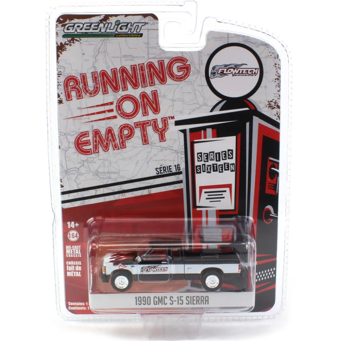 1/64 1990 GMC S-15 Sierra, Flowtech Exhaust, Running on Empty Series 16