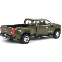 1/64 2022 GMC Sierra 3500 Denali Dually, Forest Metallic, Karson Diecast Exclusive