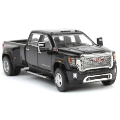 1/64 2022 GMC Sierra 3500 Denali Dually, Ebony Twilight Metallic, Karson Diecast Exclusive