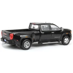 1/64 2022 GMC Sierra 3500 Denali Dually, Ebony Twilight Metallic, Karson Diecast Exclusive
