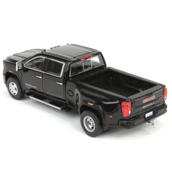1/64 2022 GMC Sierra 3500 Denali Dually, Ebony Twilight Metallic, Karson Diecast Exclusive