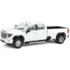 1/64 2022 GMC Sierra 3500 Denali Dually, White Frost, Karson Diecast Exclusive
