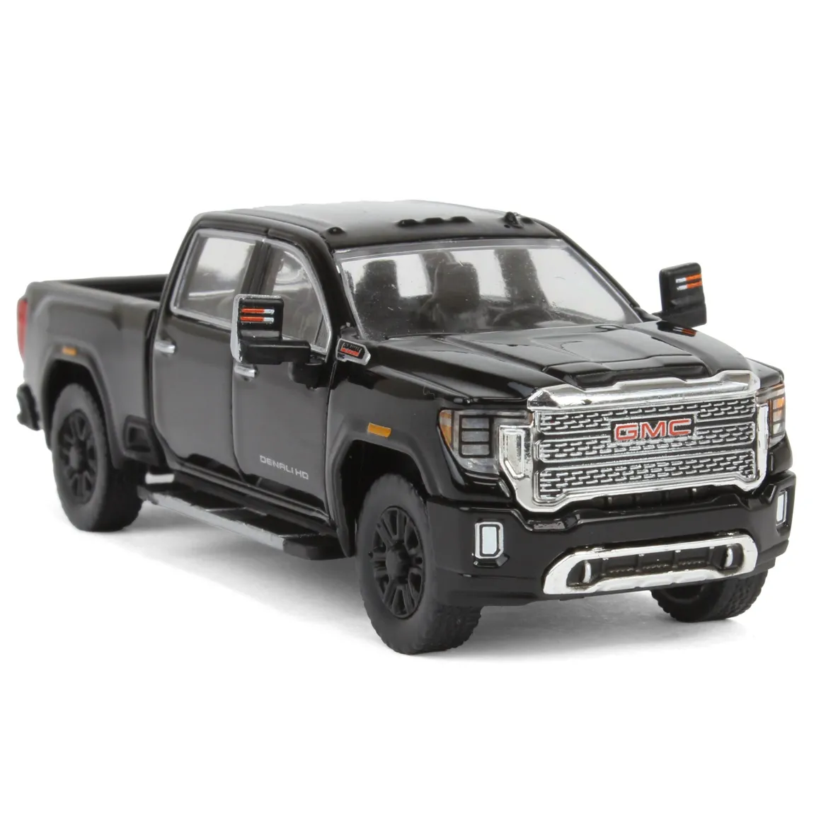 1/64 2022 GMC Sierra 2500 Denali, Onyx Black, Karson Diecast Exclusive