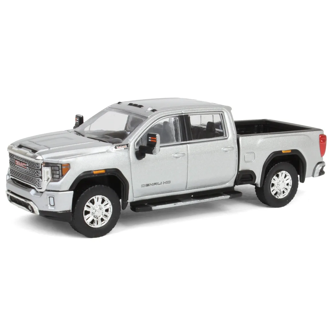 1/64 2022 GMC Sierra 2500 Denali, Quick Silver Metallic, Karson Diecast Exclusive