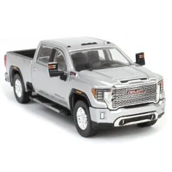 1/64 2022 GMC Sierra 2500 Denali, Quick Silver Metallic, Karson Diecast Exclusive